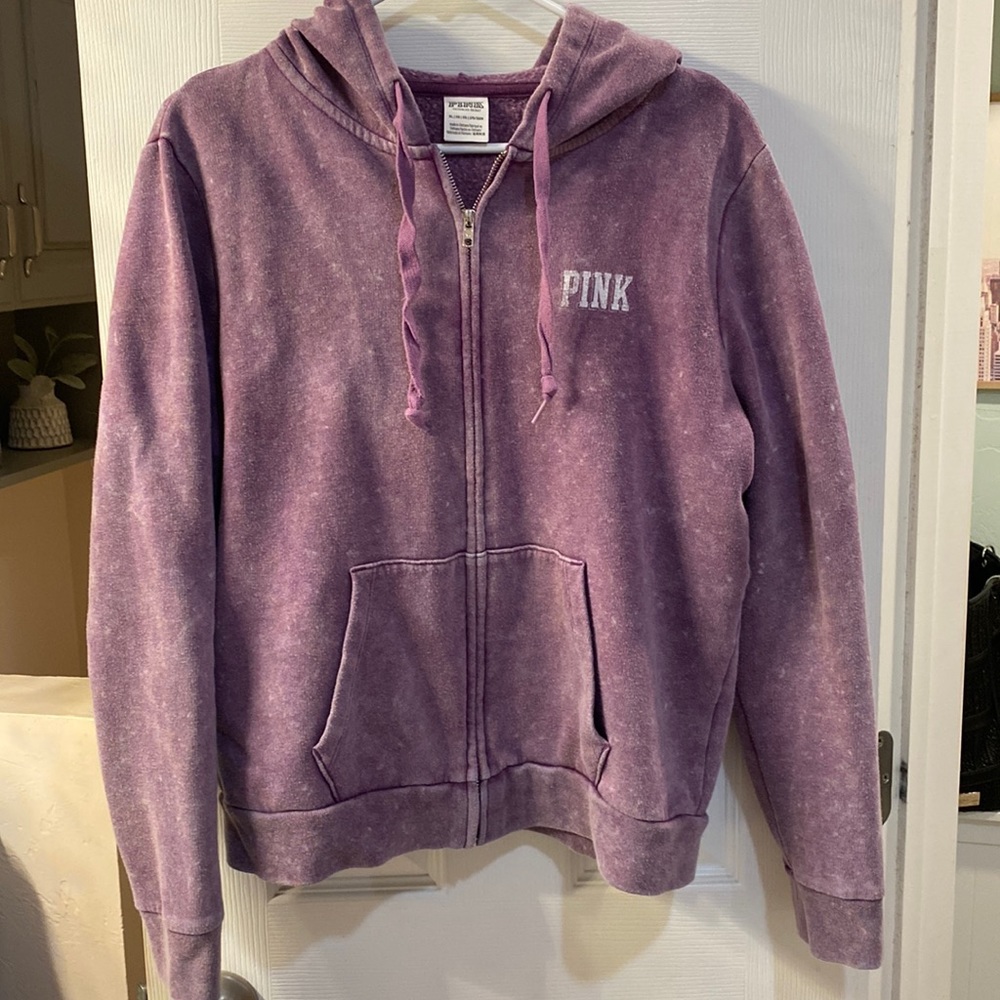 Pink hoodie